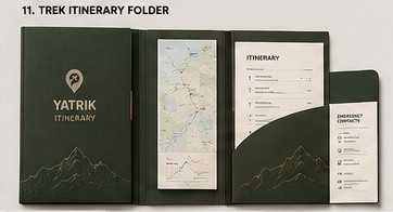 Trek itinerary folder