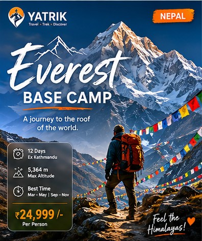Everest Base Camp social post: Feel the Himalayas