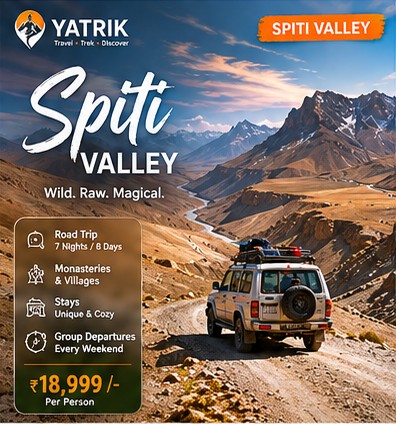 Spiti Valley social post: Wild. Raw. Magical.